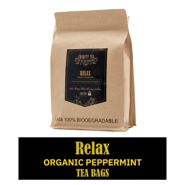 Relax Organic Peppermint Teabags - Large Bag